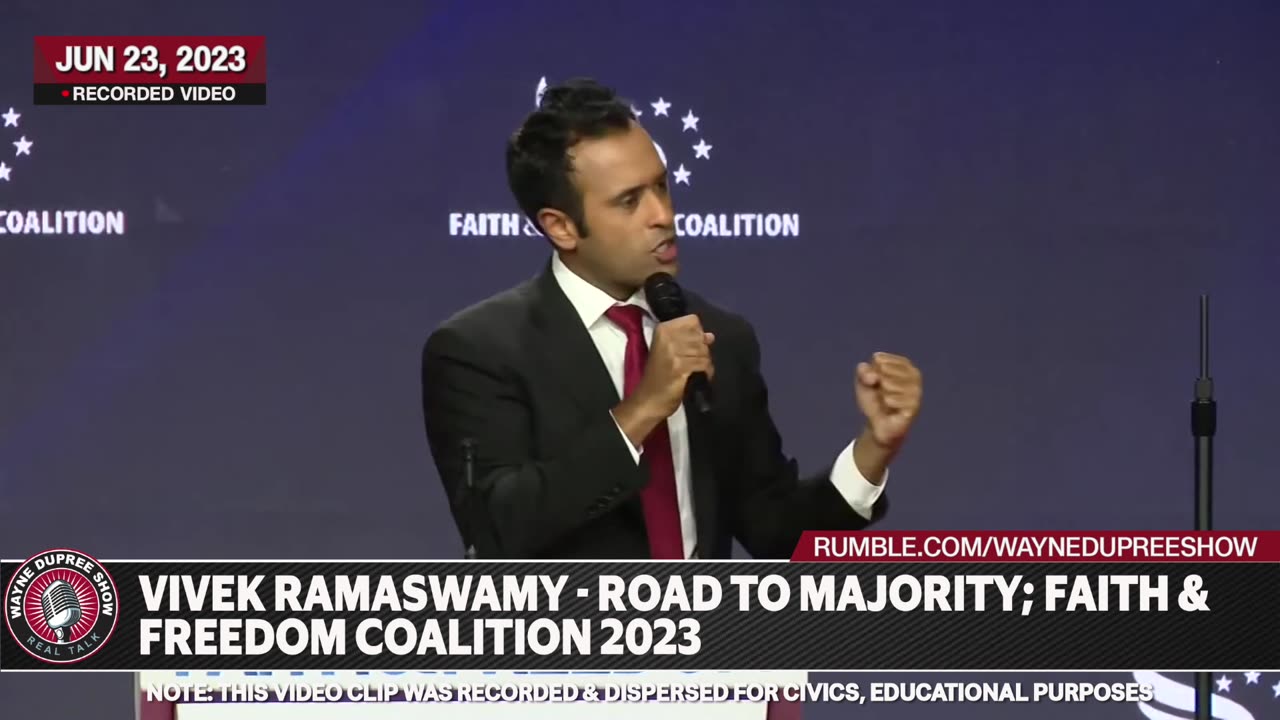 Vivek Ramaswamy | Faith And Freedoms 2023