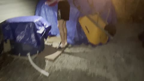 We got an ice bath.