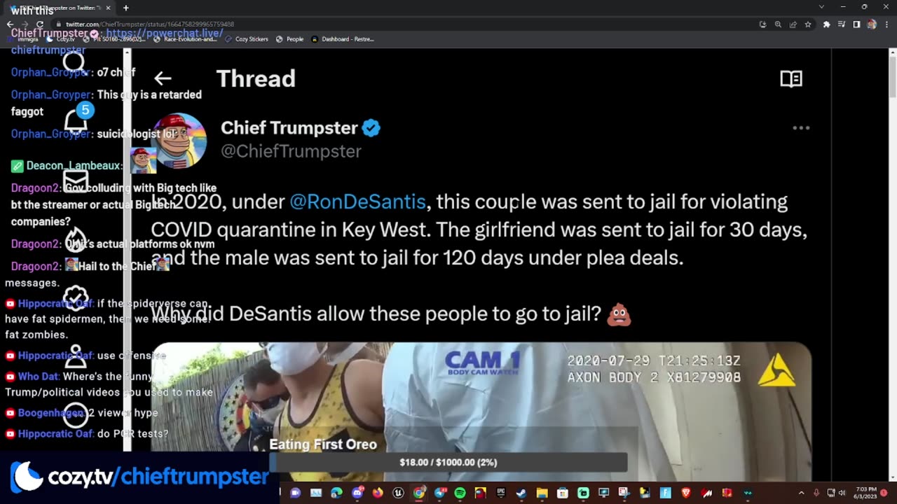 Discussing Government Collusion With Big Tech To 9,000 People On Twitter Space
