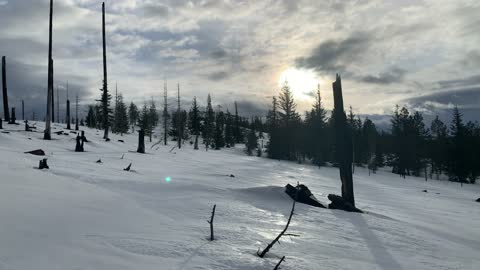 Ridgeline Sunrise – Potato Hill Sno-Park – Central Oregon – 4K