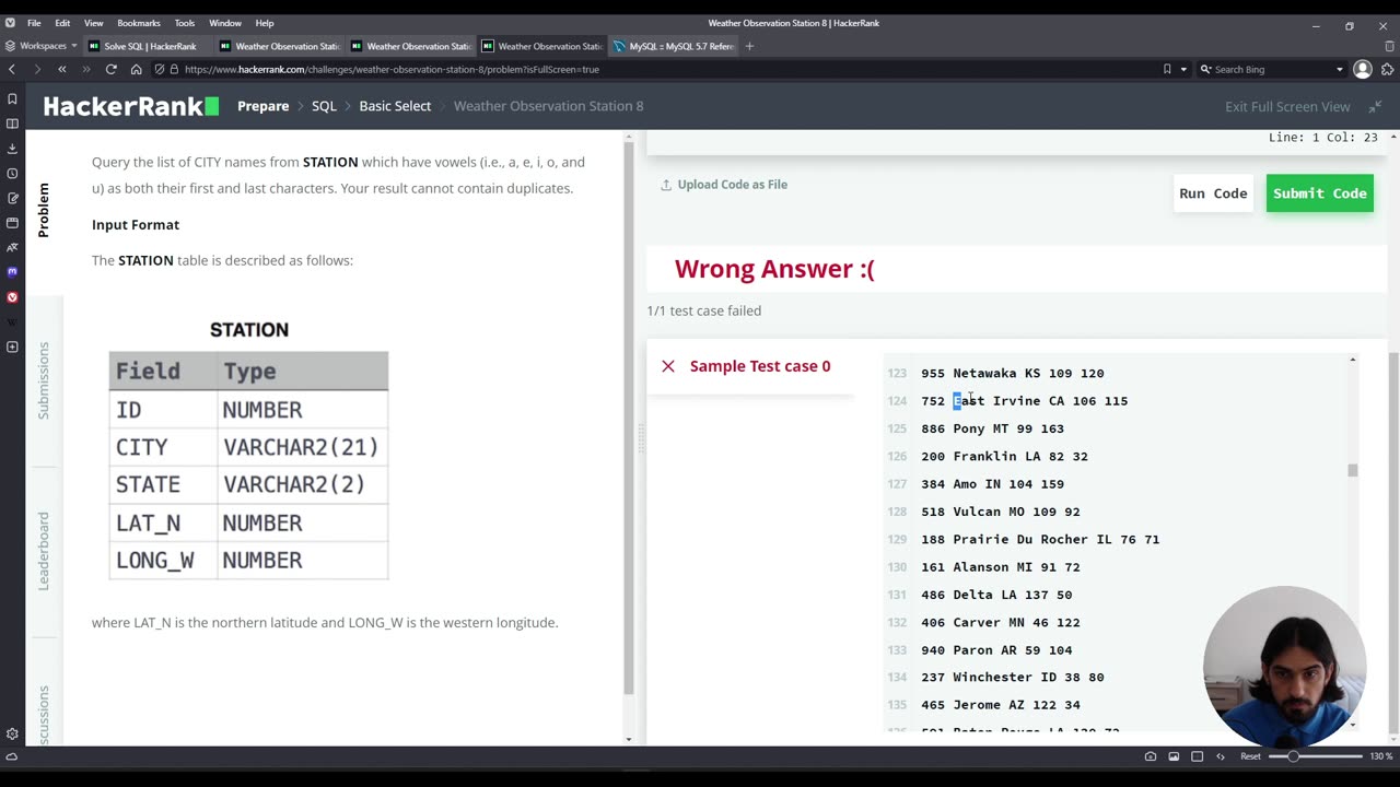 Weather Observation Station 8 | SQL Basic Select | HackerRank Solution