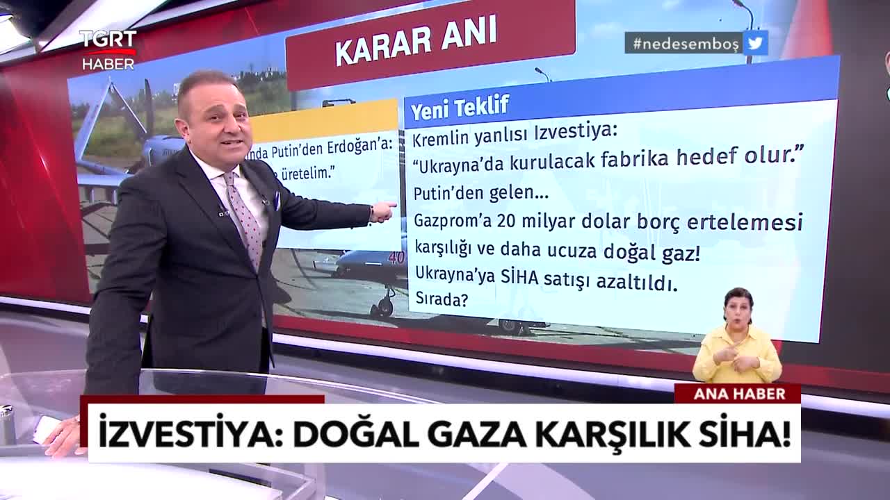 Rus Basını, Putin'in Erdoğan'dan Ucuz Doğal Gaza Karşılık SİHA İstediğini Duyurdu! - Ekrem Açıkel