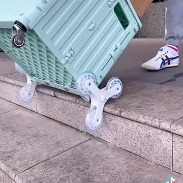 Foldable trolley heavy lifting!