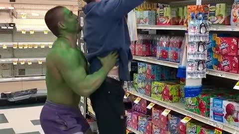 We meet Hulk in Real life