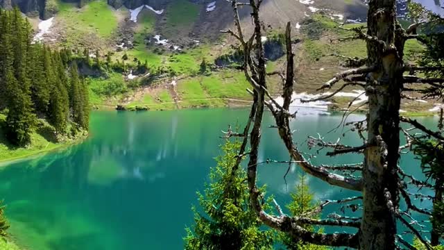 Wonderful view.. Alpine lake🇨🇭