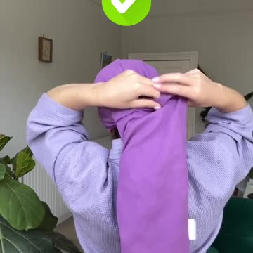 How to avoid towel tangles on #curls #curlyhair #curlygirl #hair #curlyhairtips #curly