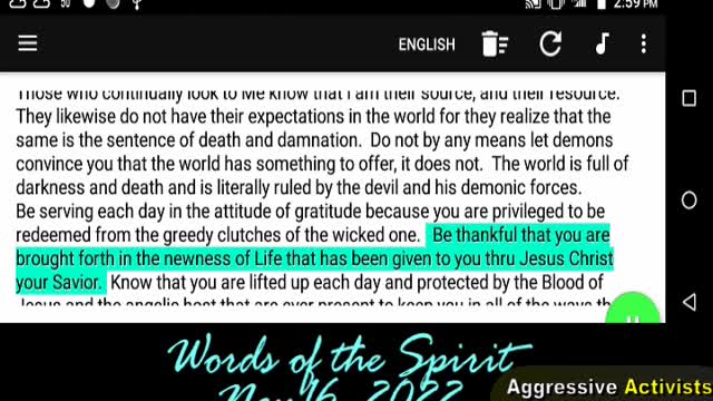 TRIUMPHANT, MOT TRAMPLED_Words of the Spirit-Nov 16 2022