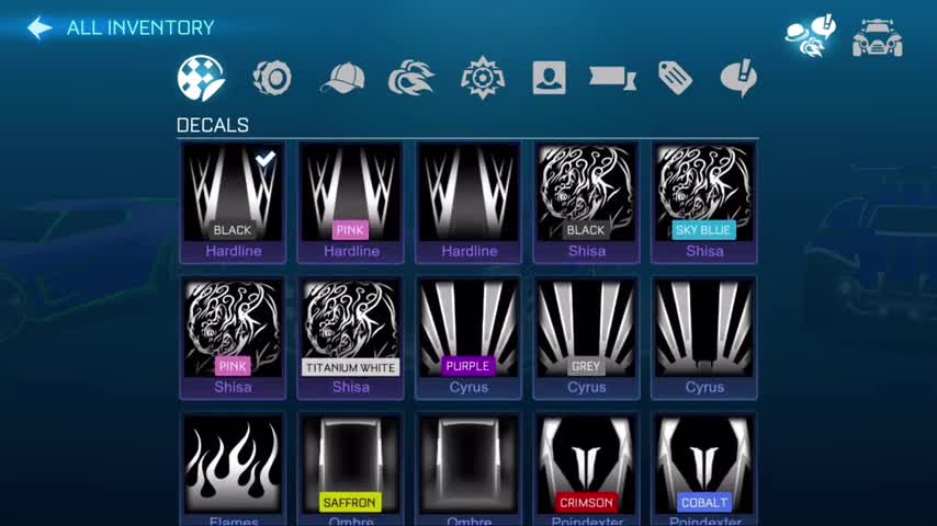 Garage Overview Rocket League Sideswipe Season 4