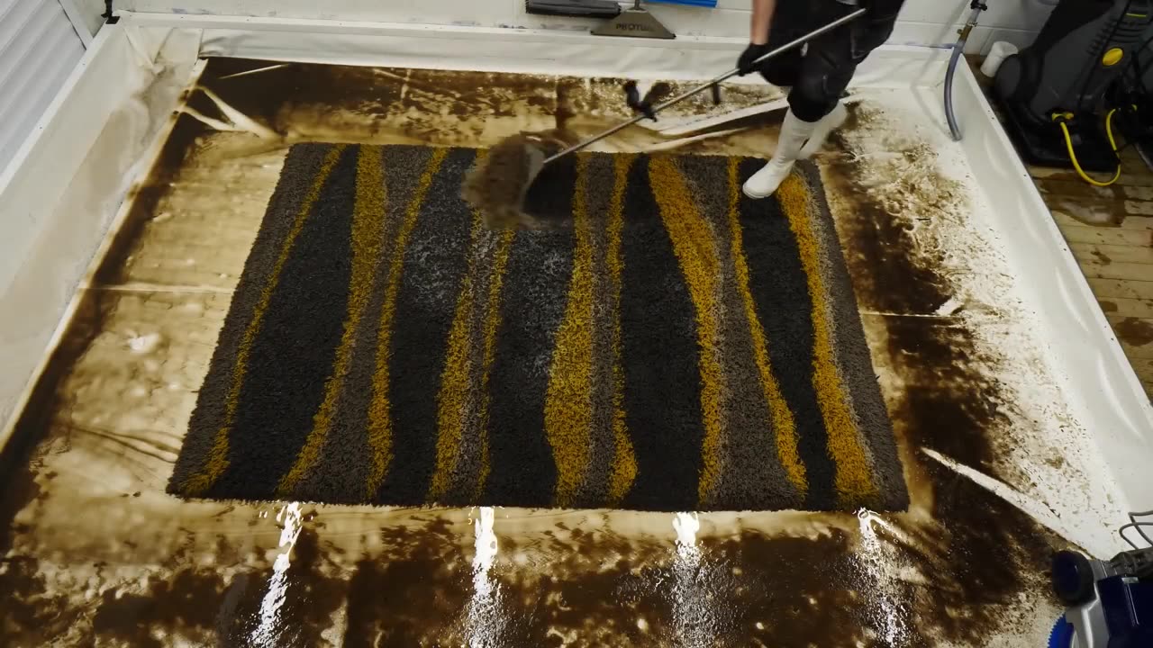 Rug Cleaning satisfying short varsion.