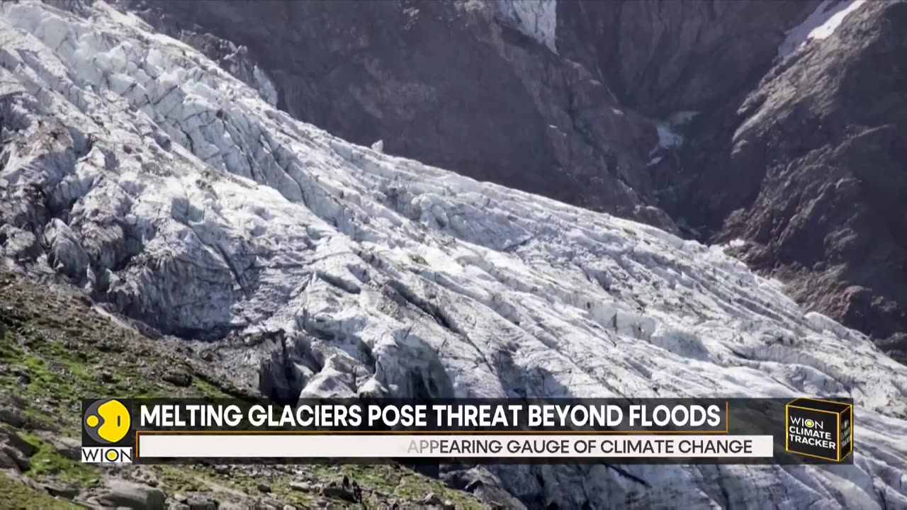 In the shadow of melting glacier