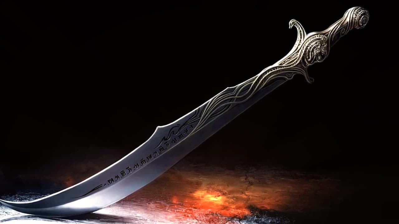 Divine Mystic Sword [Free Stock Video Footage Clips]