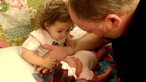 Kids Meeting Babies for the First Time Compilation