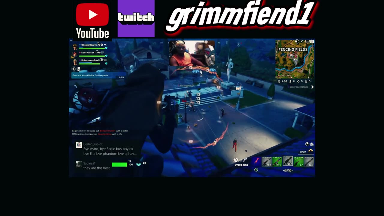Boss Clearing Clip On Fortnite-PS5 Gameplay