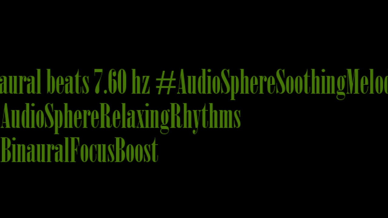 binaural_beats_7.60hz_WhiteNoise BinauralConcentration AudioRelaxation