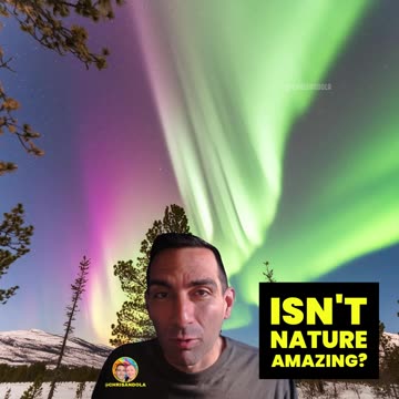 DID YOU SEE IT? Chris talks aurora borealis #explore