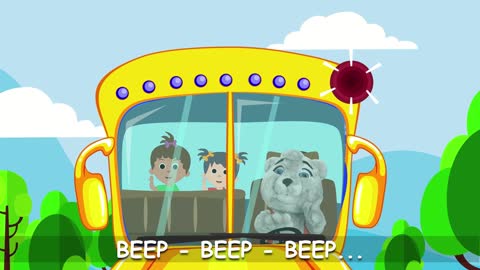 Buddy Bear Wheels On The Bus