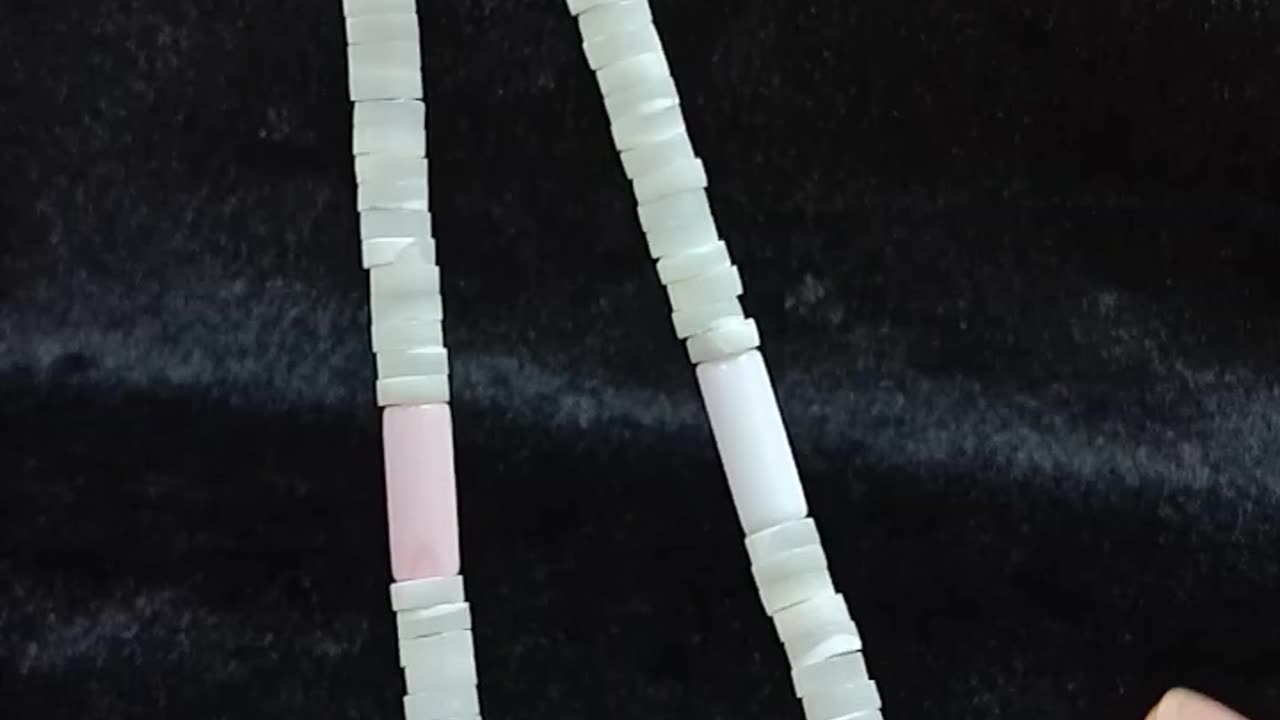 pink shell mop necklace wedding gift Statement Necklace 20231214-06-08