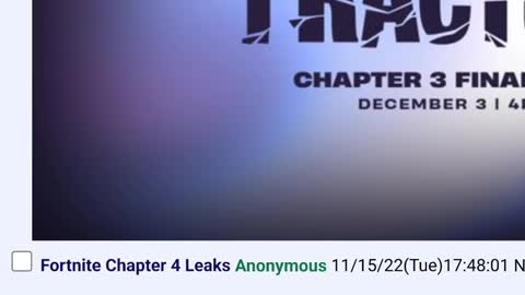 Fortnite chapter 4 leaks