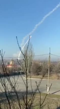 Ukraine War - Launches of anti-aircraft missiles