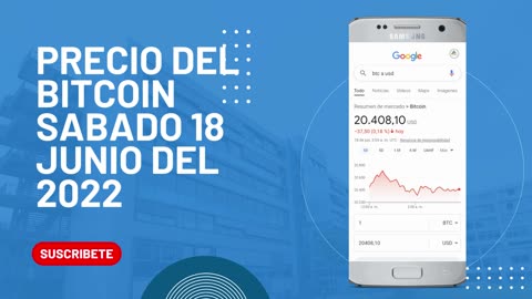 PRECIO DEL BITCOIN HOY SABADO 18 DE JUNIO DEL 2022