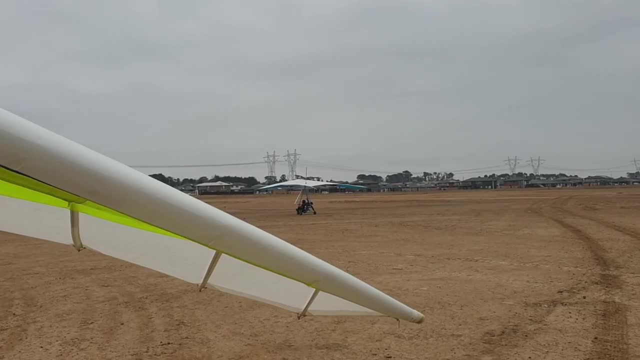 Home made powered hang glider