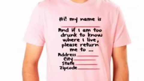 White Colour Funny Printed T Shirts