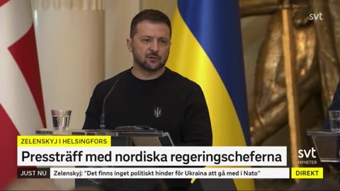 Zelensky, in Finland, denies Ukraine attacked the Kremlin