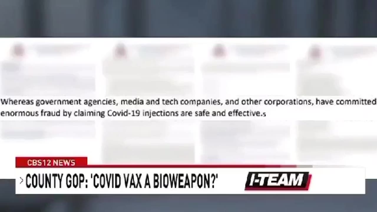 Finally 💉on mainstream media - Florida, Brevard County ~ Covid19 💉☠️