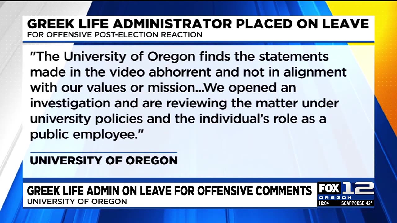 Unicode Oregon Employee Under Investigation After Making Threats Telling Trump Voters To ‘Jump Off A Fu*king Bridge’!