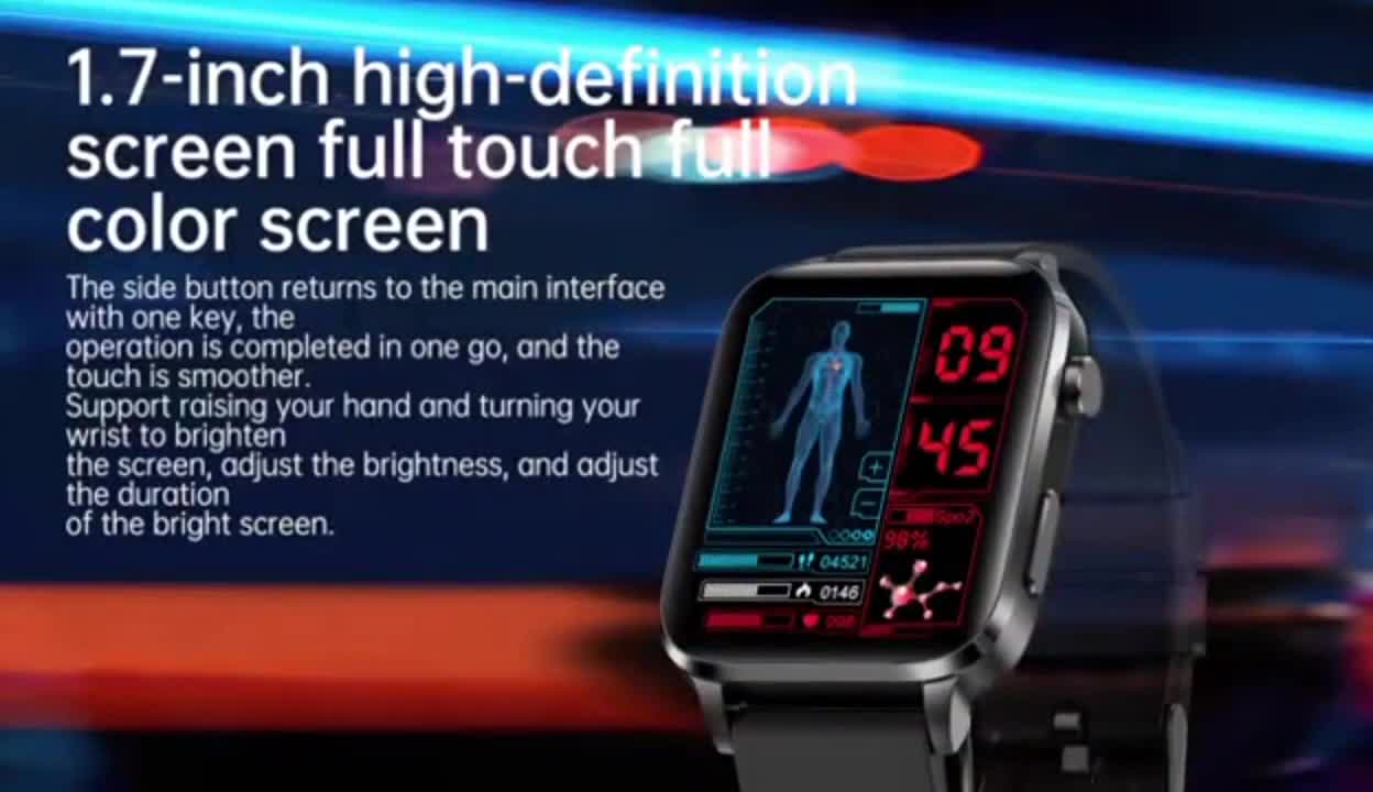 New Sport Smart Watch Men Sangao Laser Health Heart Rate