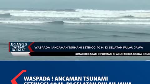 Gelombang air naik di pantai warga harus waspada