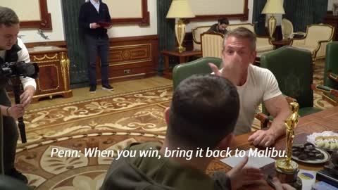 Zelensky receives an oscar for great war acting