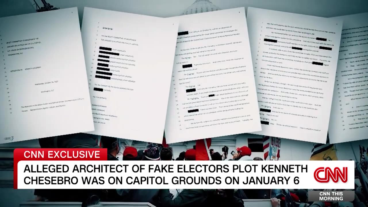 CNN Reveal Where Trump Co-Defendant Was On Jan 6