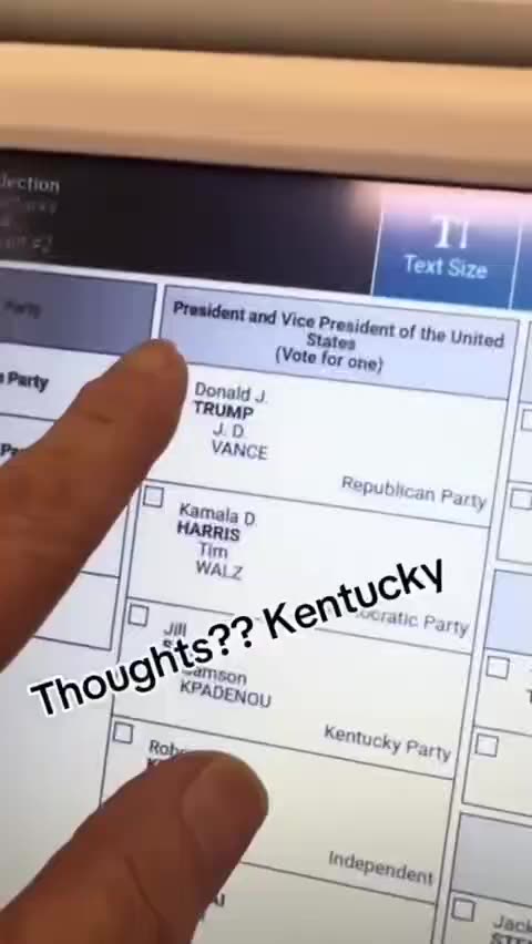 Kentucky voting machine shifted Donald Trump’s votes to Kamala Harris