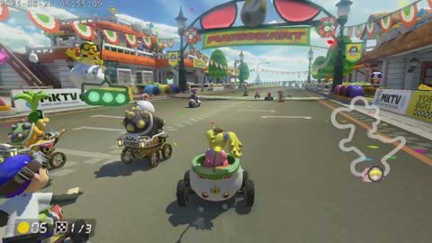 Mario Kart 8 Deluxe Switch Princess Peach Part 17 Yoshi Circuit