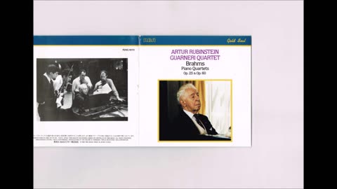 Brahms - Piano Quartet No.1 Rubinstein Guarneri SQ
