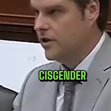 Matt Gaetz 'you just said your answer' why we do to Air Force General