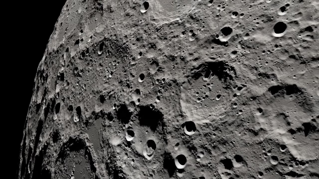 NASA High definition video Moon