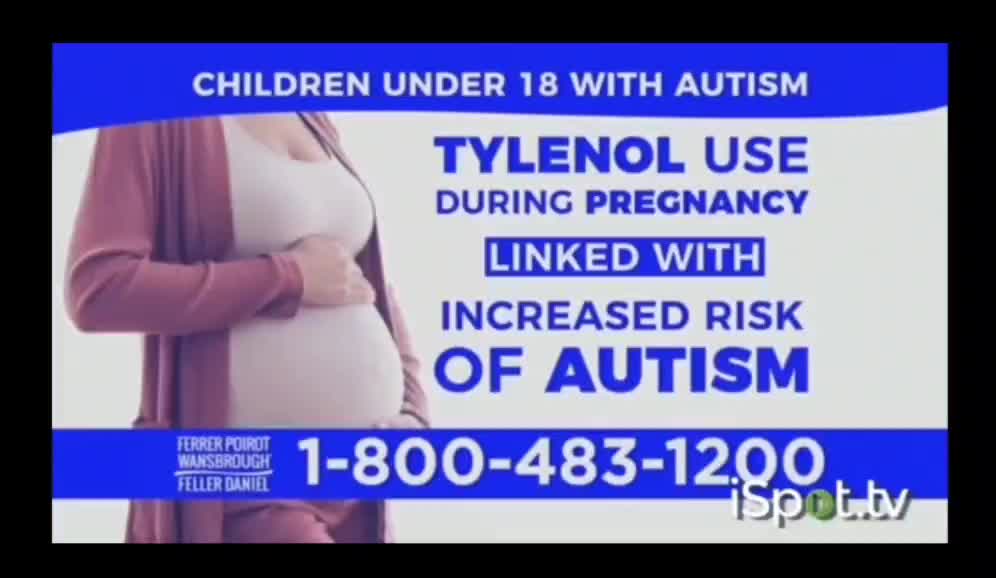 Class action lawsuit Tylenol might have caused Autism.