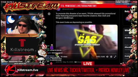 KILLSTREAM: LIVE NEWS MC, TUCKER/TWITTER, + MORE