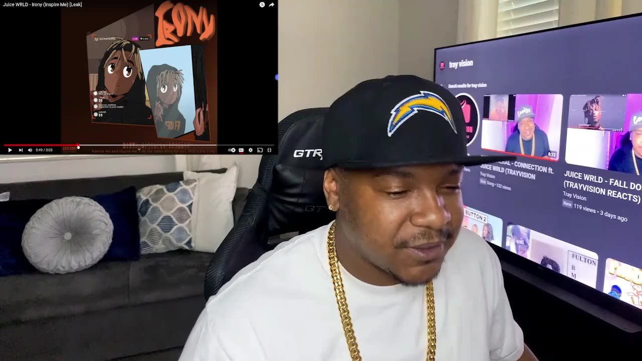 JUICE WRLD - IRONY (INSPIRE ME) (TRAYVISION REACTION)