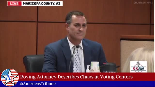 Roving Attorney describes Chaos at voting centers.