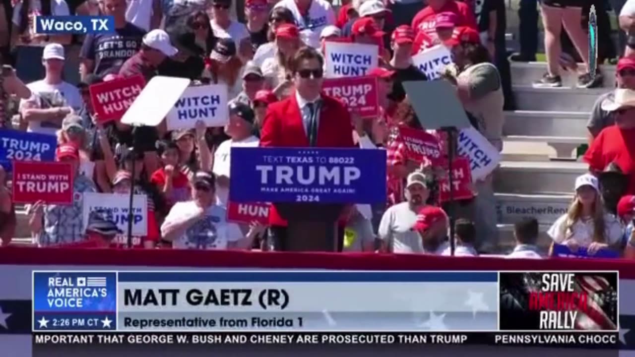 Firebrand Matt Gaetz: We Love Our God, Our Guns, Our Freedom, And Our Country!
