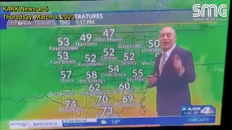 Little Rock Weatherman Has Stroke Live on Air