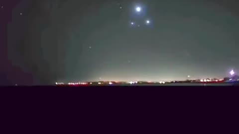 UFO seen in the sky over USA