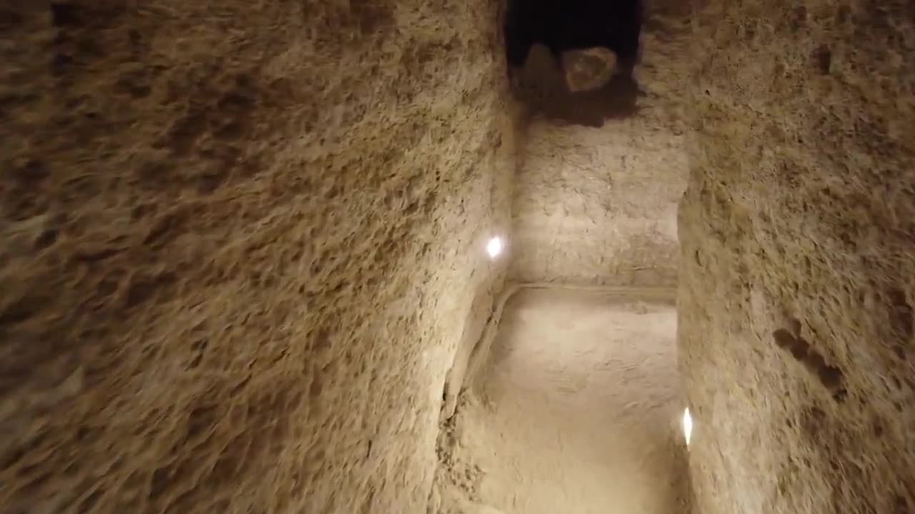 MASSIVE NETWORK UNDER THE STEP PYRAMID OF SAGGARA EGYPT