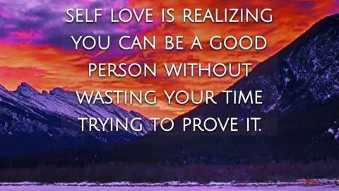 Self Love