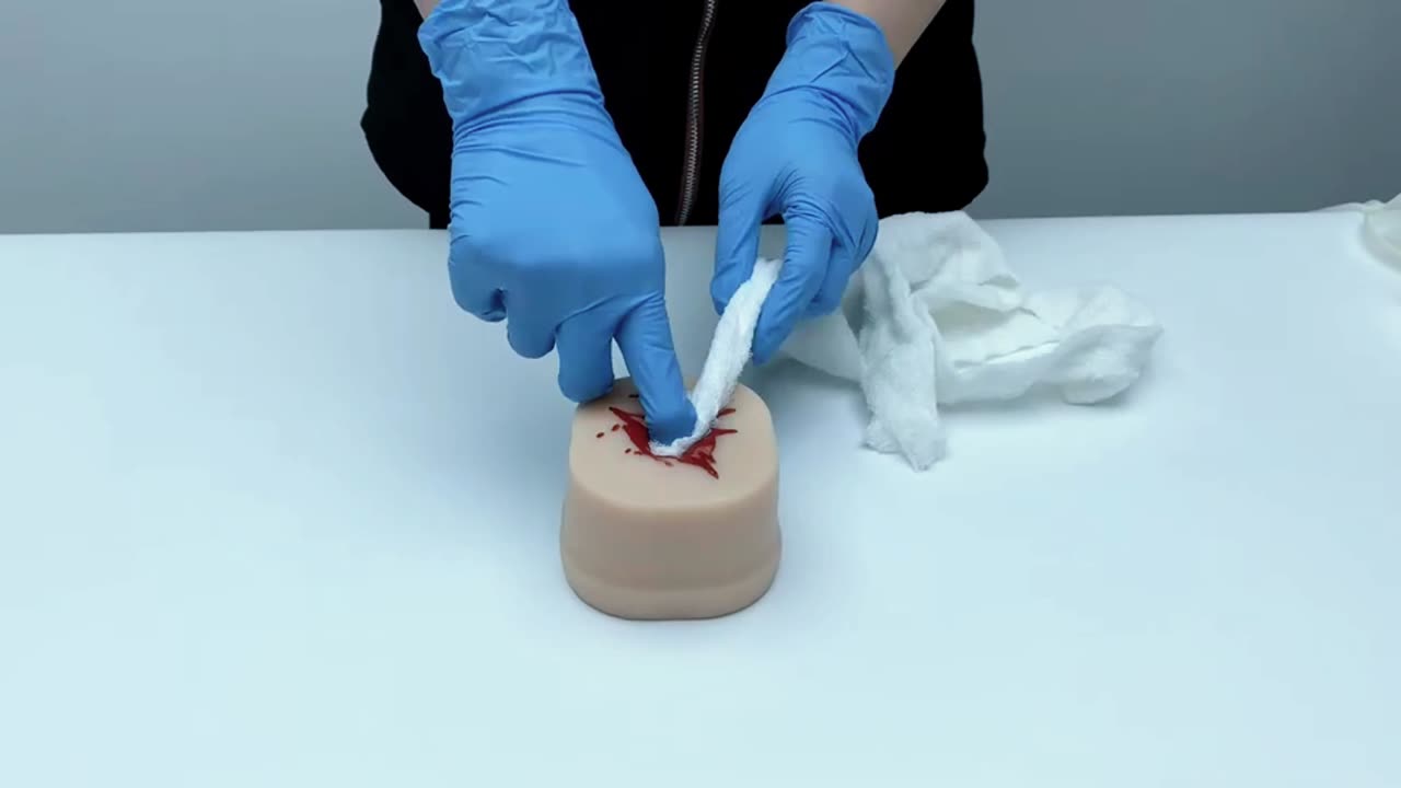 Bleeding Control Training with Ultrassist Basic Wound Packing Task Trainer