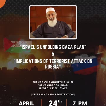Israel's Unfolding Gaza Plan & Implications Of Terrorist Attack On Russia - April 24th@7PM