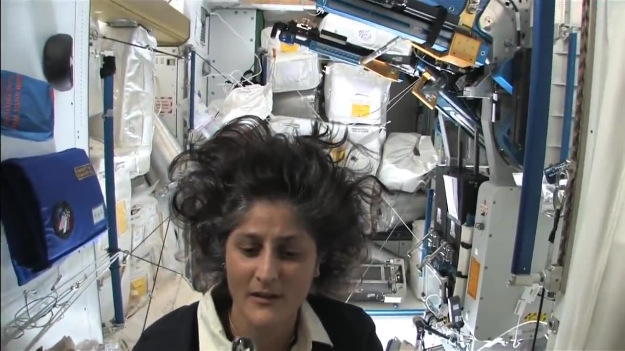 ISS tour: kitchen,bedroom &the latrine.